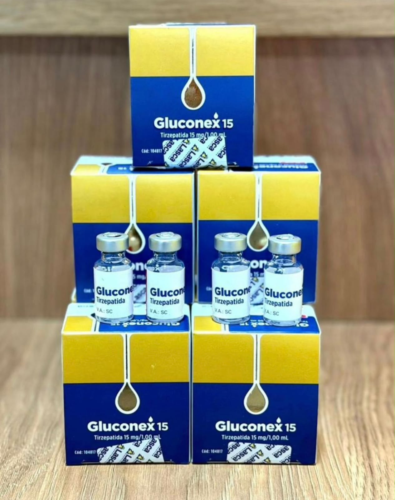 Gluconex 15 — 4 ampolas