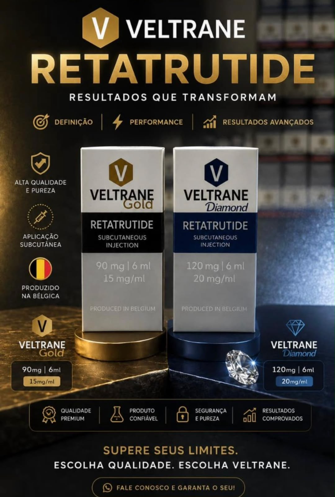 Veltrane Retatrutide — Gold e Diamond